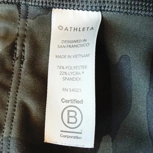 Athleta contender 7/8 tight camo cool and sleek to the touch size medium - Picture 7 of 7